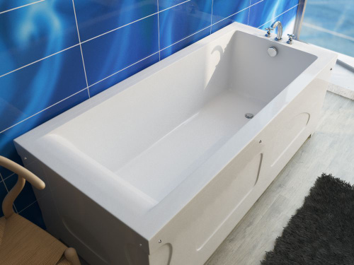 Ванна из литьевго мрамора Эстет Дельта ФР-00014532 160х70 пристенная прямоугольная - фото 4