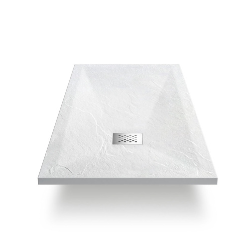 Душевой поддон Vincea H25 VST-4SR8012W 120х80 искусственный камень белый матовый - фото 3