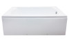 Ванна акриловая Royal Bath VIENNA RB953201 150х70 пристенная прямоугольная без ножек и каркаса