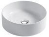 Раковина керамическая Disegno Ceramica Slim SL04000001 40х40 накладная цвет белый