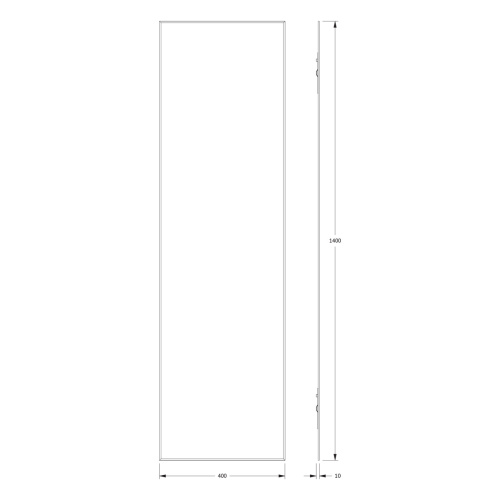 Зеркало в ванную Evoform Standard BY 0246 40х140 цвет хром - фото 2