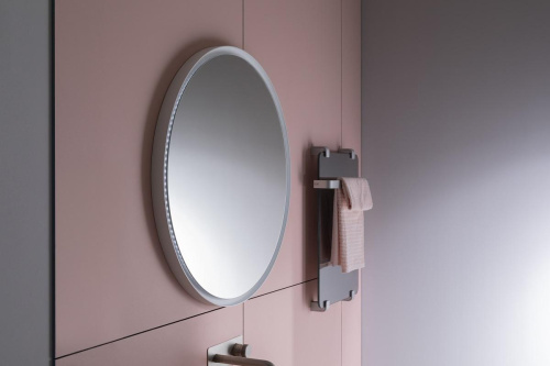 Зеркало в ванную Allen Brau Infinity 1.21017.WT 80х80 цвет белый - фото 4