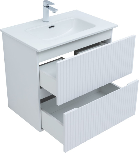 Тумба под раковину Aquanet Джейн 00313285 69х44х64 напольная/подвесная цвет белый - фото 2