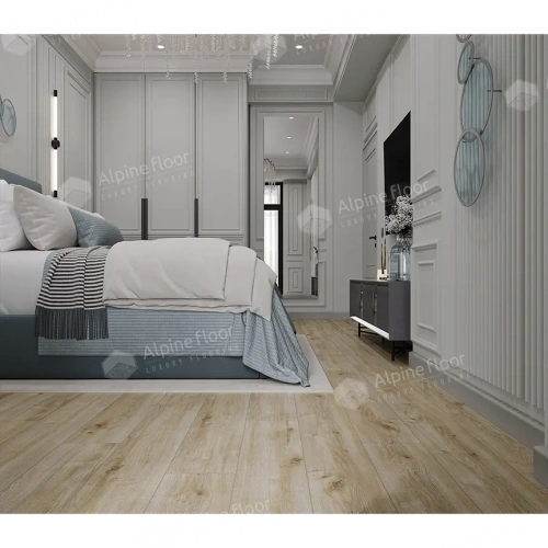 Ламинат Alpine Floor Aqua Life LF103-14 Дуб Гент толщина 0.8 см 33 класс 1285х192 - фото 3