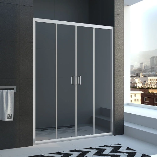 Душевая дверь Veconi Vianno VN45-160-01-19C1 160х185 стекло прозрачное профиль хром глянцевый