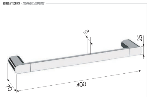 Полотенцедержатель Remer Lounge LN40DO - фото 2