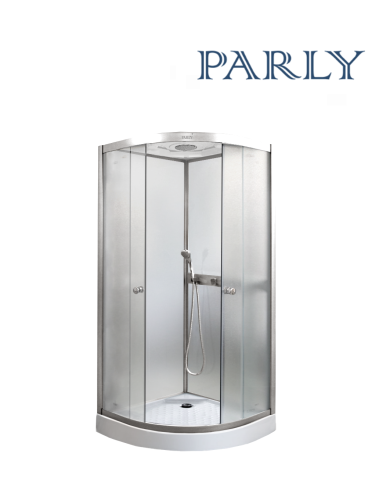 Душевая кабина Parly Frost F811 80х80 четверть круга с крышей ориентация универсальная - фото 2