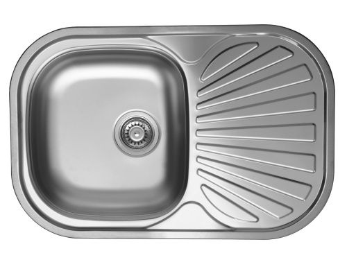 Кухонная мойка Ukinox Галант GAL730.480 -GT8K 2L 48х73 цвет стальной поверхность рифленая - фото 2