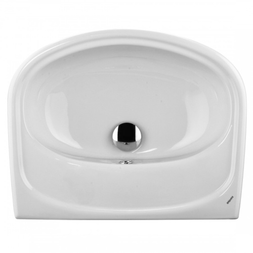 Раковина из сантехнического фарфора Santek Анимо 1WH110493 39х50 подвесная цвет белый - фото 3