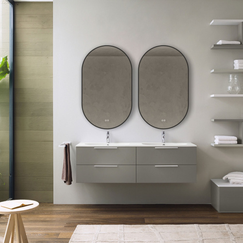 Зеркало в ванную Vincea VLM-3AU900B-2 90х50 цвет черный