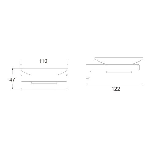 Мыльница Rose RG18C RG1803C - фото 3