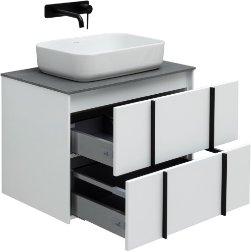 Тумба под раковину Allen Brau Reality 1.32004.WM 70х46х50 подвесная цвет белый - фото 3