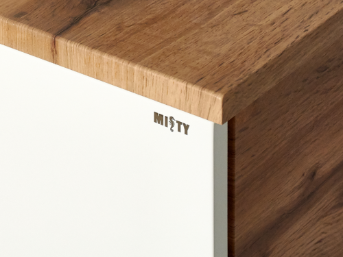 Тумба под раковину Misty Ива П-Ива-01090-951Я 90х45х30 подвесная - фото 5