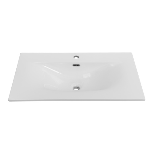 Раковина керамическая Cezares MOLVENO CZR-8099-90/50 91х51 подвесная цвет белый глянцевый 1 отверстие под смеситель - фото 2