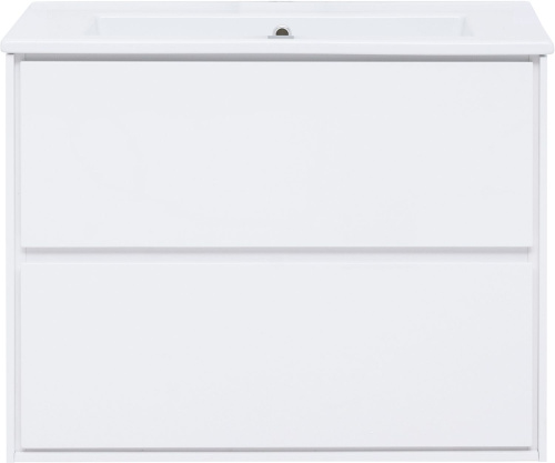 Тумба под раковину Aquanet Милан 00339967 84х46х66 подвесная цвет белый - фото 5