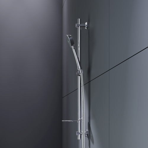 Душевой гарнитур Dorff Classic D0180000 настенный хром/серый - фото 3