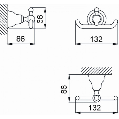 Крючок Cisal Croisette 4010.01H.BA - фото 2