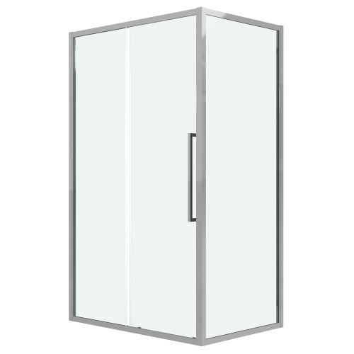 Душевая перегородка Grossman Cosmo 200.K33.02.90.10.00 90х195 стекло прозрачное профиль хром глянцевый - фото 2