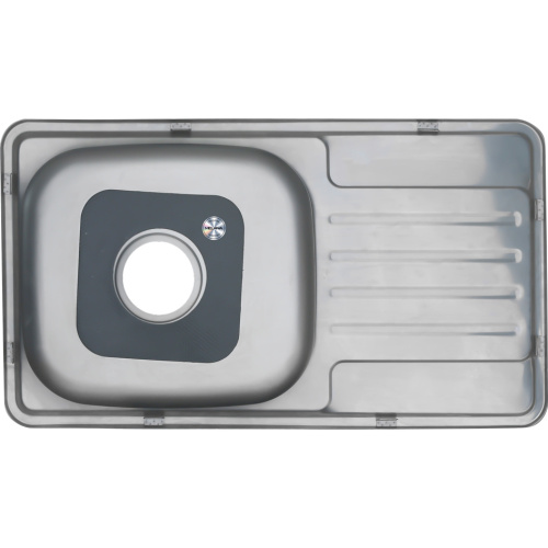 Кухонная мойка Melana 221 t (*10) 76х42 цвет хром - фото 3