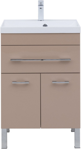 Тумба под раковину Aquanet Верона 00304534 57х47х83 напольная цвет коричневый - фото 3