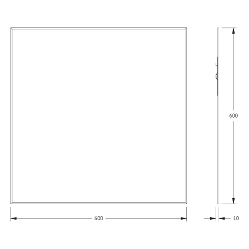 Зеркало в ванную Evoform Standard BY 0210 60х60 цвет хром - фото 2