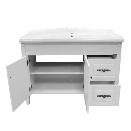 Тумба с раковиной Comforty Палермо 00004142367CF 120х49х90 напольная цвет белый - фото 5