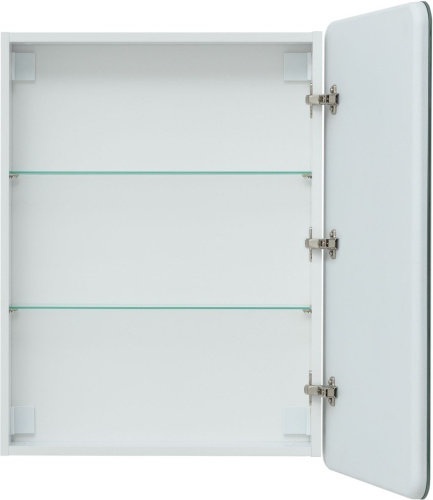 Зеркало-шкаф Aquanet Оптима 00311860 60х15х80 подвесной цвет белый - фото 4