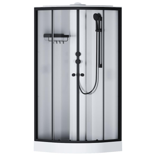 Душевая кабина Am.Pm X-Joy W94C-401-090BT 90х90 четверть круга без крыши ориентация универсальная - фото 2