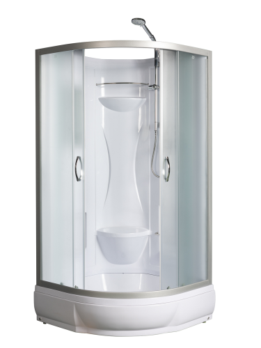 Душевая кабина River REIN Б/К 90/24 MT (10000002413) 90х90 четверть круга без крыши ориентация универсальная - фото 3