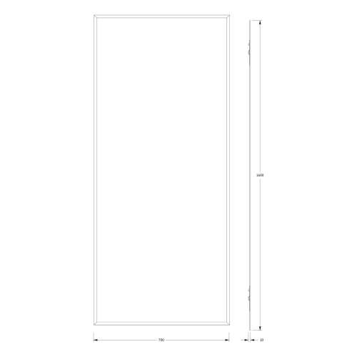 Зеркало в ванную Evoform Comfort BY 0957 70х160 - фото 2