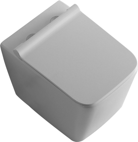 Унитаз подвесной Logan 00261954 белый с сиденьем микролифт безободковый каскадный смыв - фото 4