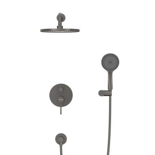 Душевая система Cezares RELAX RELAX-DSET-GM встраиваемая цвет оружейная сталь - фото 3