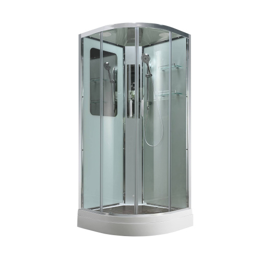 Душевая кабина AvaCan A A2010 100х100 четверть круга с крышей ориентация универсальная - фото 3