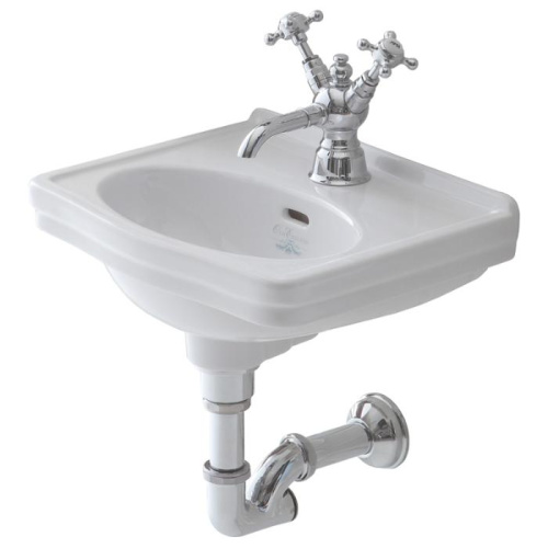 Раковина из санфаянса Simas Londra LO944bi*1 38х31 подвесная цвет белый 1 отверстие под смеситель