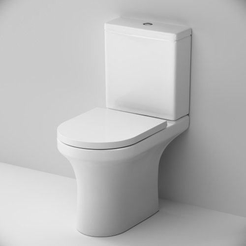 Унитаз напольный с бачком Am.Pm X-Joy C85A8601SC белый с сиденьем микролифт безободковый каскадный смыв - фото 5