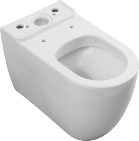 Чаша унитаза напольная Allen Brau Priority 4.31003.20 цвет белый без бачка с сиденьем микролифт безободковая каскадный смыв