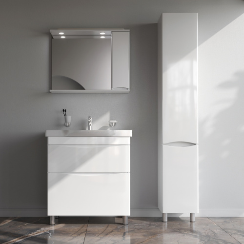 Тумба под раковину Am.Pm Like M80FSX0802WG 80х45х65 напольная цвет белый - фото 5