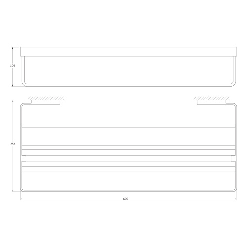 Полка в ванную комнату Artwelle REGEN 838160A - фото 2