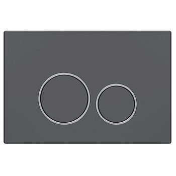 Клавиша смыва механическая Vincea VFP-005GM цвет вороненая сталь