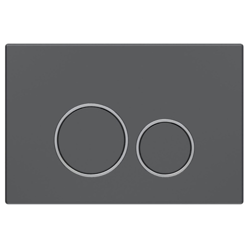 Клавиша смыва механическая Vincea VFP-005GM цвет вороненая сталь