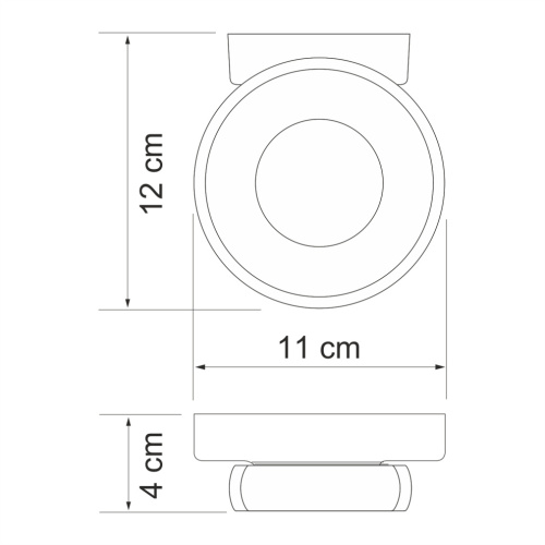 Мыльница WasserKRAFT 6829 - фото 4