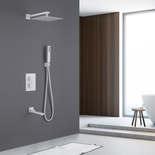 Душевая система ABBER AF8250W встраиваемая в стену - фото 2