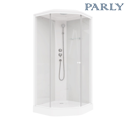 Душевая кабина Parly Penta P91 90х90 трапеция с крышей ориентация универсальная - фото 3