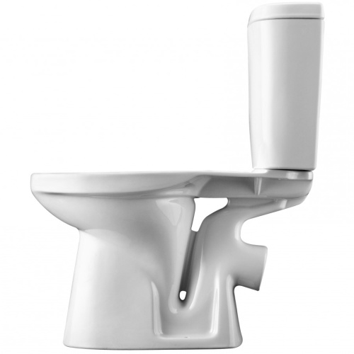 Унитаз-компакт напольный с бачком Santek Анимо 1WH302134 белый с сиденьем каскадный смыв - фото 5