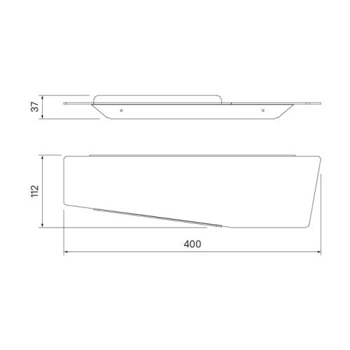Полка в ванную комнату IDDIS Slide SLISC00i44 - фото 2