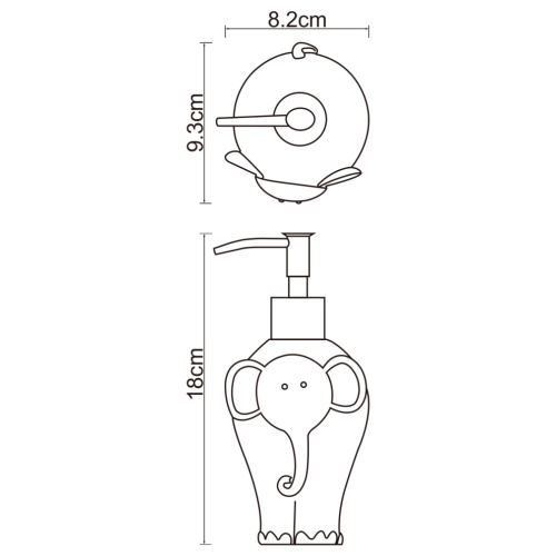 Дозатор для жидкого мыла WasserKRAFT 8199 - фото 5