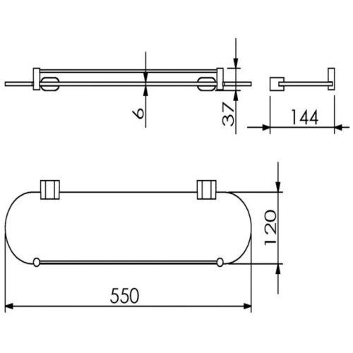 Полка Langberger LUGANO 24051H - фото 2