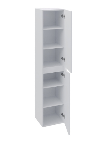 Шкаф-пенал Orange Line Li-35Puw 35х35х165 подвесной цвет белый - фото 4