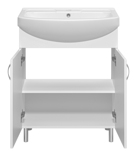 Тумба под раковину Misty Изео Э-Изе01070-021Н 67х35х70 напольная - фото 3