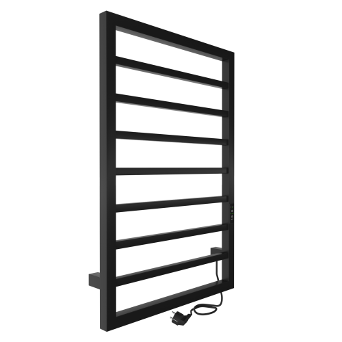 Полотенцесушитель Indigo Crete DGC80-50BRRt 53х80 электрический черный муар - фото 5